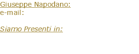 Giuseppe Napodano: 348.3735454 e-mail: studiotdr.napodano@gmail.com Siamo Presenti in: Mantova, Via Principe Amedeo 17 Fax: 0376 185 68 30